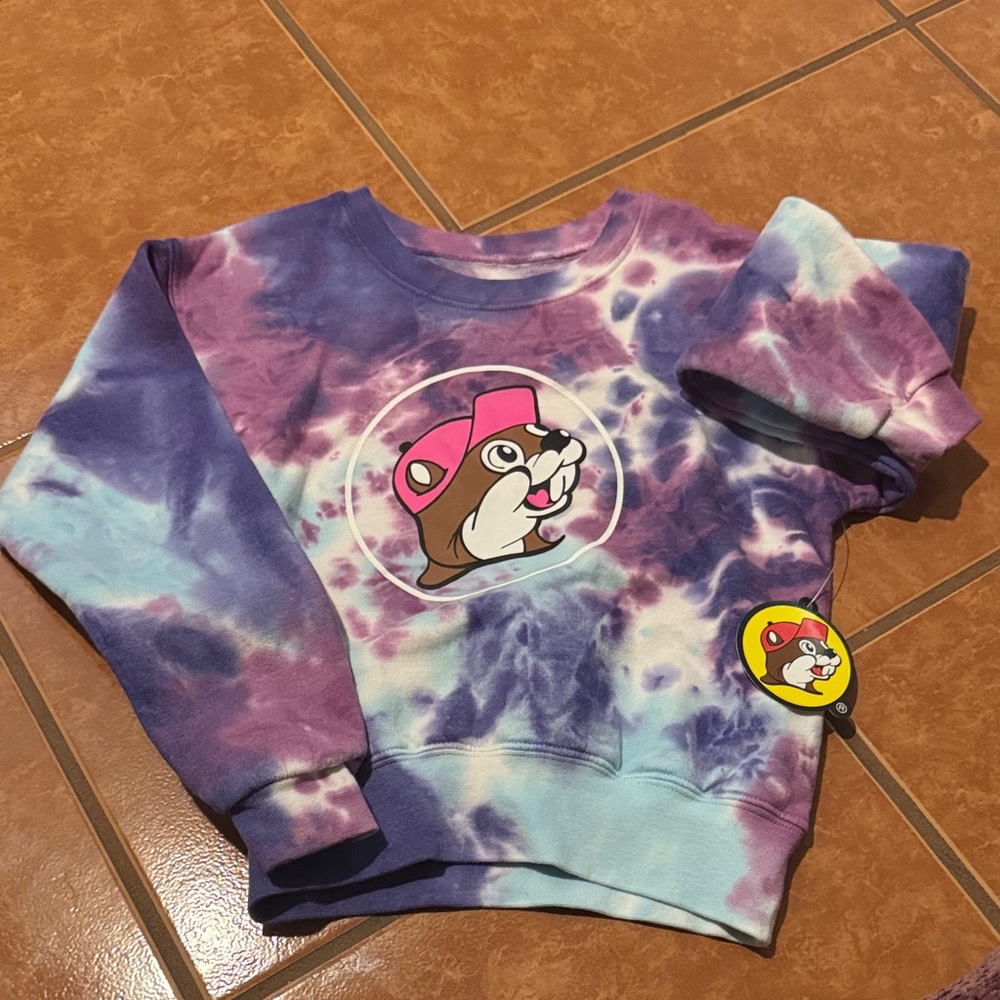 Buccees Kids Tie-Dye Sweatshirt BRAND-NEW
